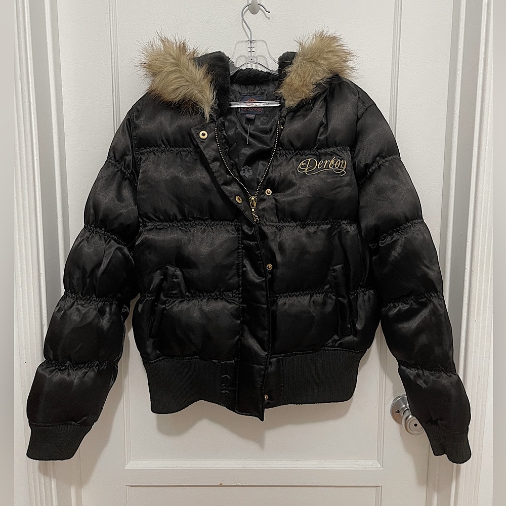 2004 Dereon by Beyonce Black and Gold Jacket